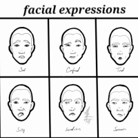 Facial Expressions Illustration Exercise