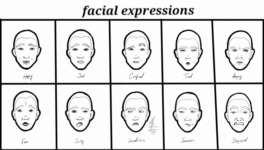 Facial Expressions Illustration Exercise