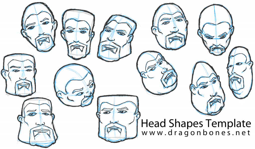 Head Shapes Template Stage 3