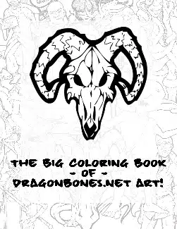 The Big Coloring Book of Dragonbones Art!
