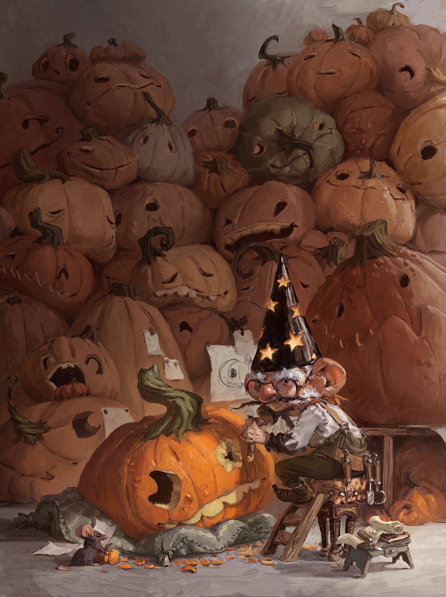 The Pumpkin Carver by Danijela Antunović.